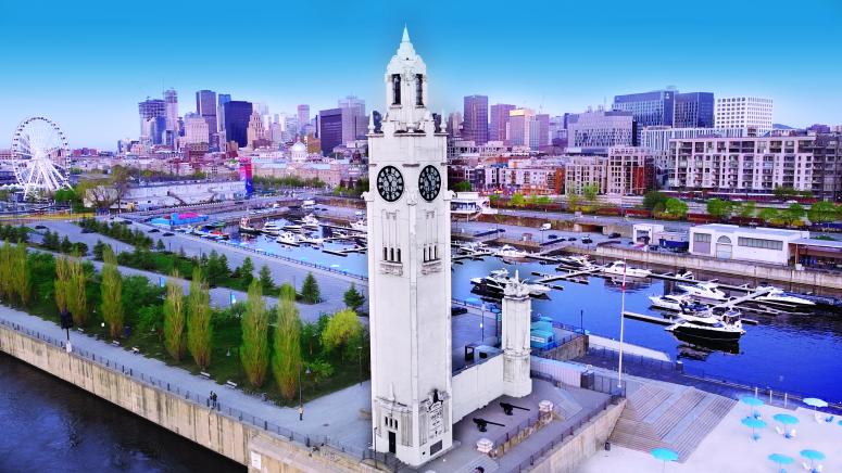 vue aerienne de la tour de l horloge